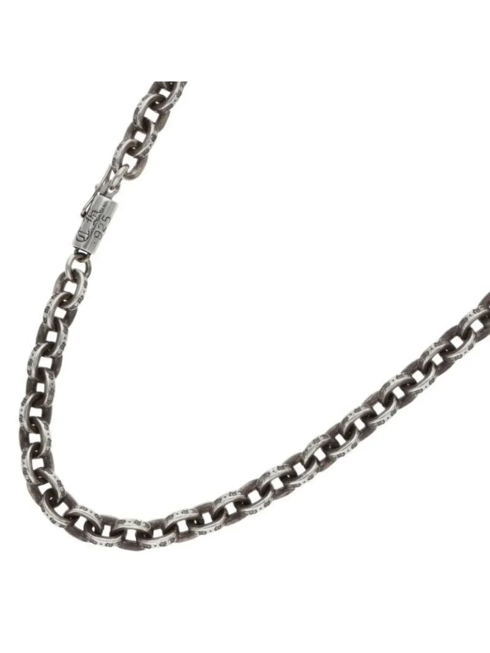 Chrome Hearts Paper Chain 18 Silver Necklace
